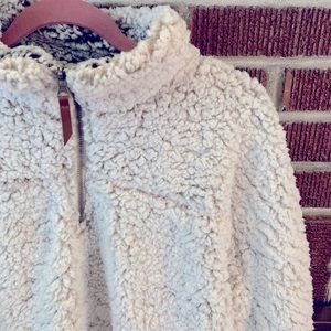 Thread & Supply - Faux Fur Sherpa Pullover - Large - Nordstrom